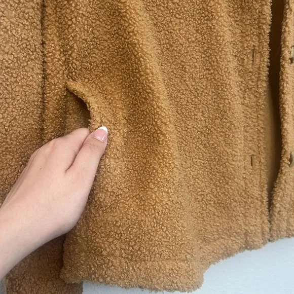 SO Tan Sherpa Jacket - Girls XL 14/19 - Picture 4 of 6